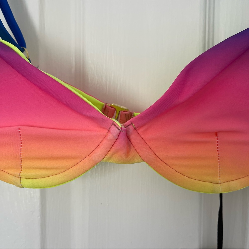 NEW Beach Riot Hyper Ocean Sunset Bikini Set - Picture 4 of 14